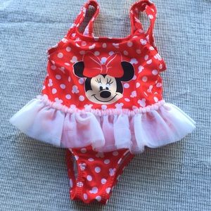 Disney Minnie Mouse Swimsuit 6-9M